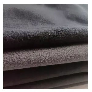polar fleece bonding with plain super soft ns-lycra, 280gsm-380gsm with spandex fabric for jacket clothing