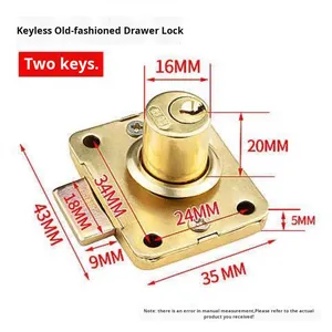 Bàn văn phòng hiện đại Tủ hồ sơ khóa với Old-Fashioned lõi đồng kẽm cửa bán hàng trực tiếp đồ nội thất đồ nội thất ổ khóa - Product Image 3