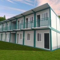 Maison préfabriquée en acier galvanisé ignifuge, imperméable, coupe-vent et insonorisée, en kit, à faible coût, pour la construction scolaire