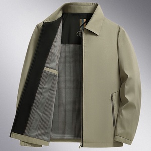 Giacca Bomber Streetwear per Uomini di Mezza Età, Capo Superiore Leggero per Autunno e Primavera, per Papà e <span class=keywords><strong>Nonno</strong></span> Anziani - Product Image 3