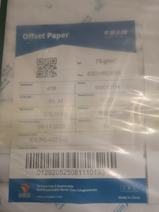 กระดาษ IP SUN/SUN 60 แกรม 70 แกรม 80 แกรม กระดาษปอนด์สีขาว เคลือบด้านเดียว ผลิตจากวัสดุรีไซเคิล กระดาษสำหรับพิมพ์ออฟเซ็ต เยื่อไม้ - Product Image 3