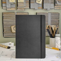 Journal en cuir à couverture rigide avec 100 feuilles pour usage personnel Fil à coudre pour cahier A5 personnalisé relié