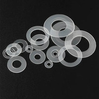 M2 M2.5 M3 M4 M5 M6 M8 M10 M12 Large Nylon White Sliding Washer Plain Round Gasket Nylon Flat Washers Plastic Shim Thickness