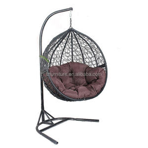 Fauteuil suspendu en rotin/osier en forme d'œuf pour patio/jardin - Product Image 3