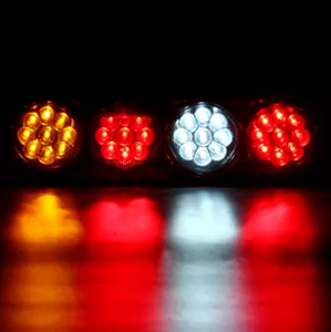 Luces traseras de coche de 30CM, luces de freno traseras, lámpara de luz trasera, 12V, 6 funciones, 36LED, lámpara indicadora de remolque impermeable, caravana, camión - Product Image 3