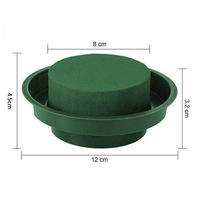 Facile à utiliser Arrangement de fleurs fraîches fortes Cylindre en plastique à haute absorption Fleurs fraîches Bols en mousse florale