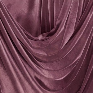 Hot Sale Violet Polyester Velvet <b>Fabric</b> Soft Touch Material for Furniture Upholstery and Decorative Available For Sale - Product Image 1