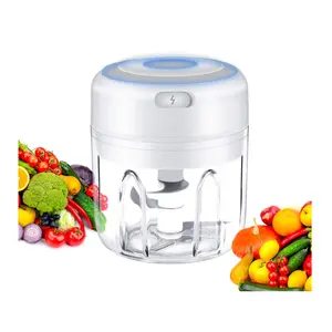 2023 New Electric Mini Chopper Alho, Processador de alimentos portátil, Vegetal Chopper Cebola Mincer EUA Acessórios de Cozinha gadgets