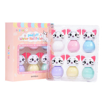 Nouveau modèle de dessin animé de vernis à ongles pour fille pour enfants personnalisé ensemble de vernis à ongles pelable à base d'eau mignon 24 couleurs