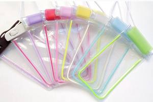 สายคล้องปรับได้หน้าจอสัมผัสอเนกประสงค์ทำจากพีวีซีลอยน้ำได้กระเป๋าใส่<span class=keywords><strong>โทรศัพท์</strong></span>มือถือสำหรับว่ายน้ำดำน้ำทนทาน - Product Image 3