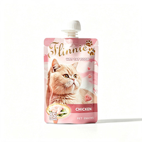 Sachets Mylar personnalisés en aluminium brillant avec bec verseur pour friandises humides pour animaux de compagnie et aliments pour chats
