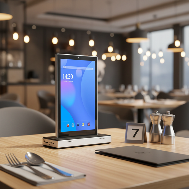 OEM 10.1 Inch L-Shaped Touch Screen Android Tablet POE NFC RJ45 Options 2GB for Business for Restaurant Ordering Customer