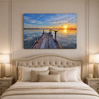 Décoration d'hôtel moderne, peinture de paysage marin de haute qualité 40x60 50x70, impression numérique HD, encre écologique durable, personnalisable