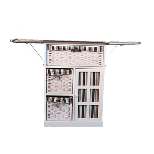 Ron-tabla de planchar de madera, armario con cajón de cubierta - Product Image 6
