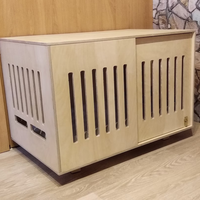 Villa moderne personnalisée pour petits animaux en contreplaqué, maison pour chat et chien, OEM