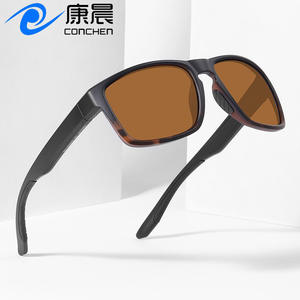 Gafas de sol polarizadas con montura cuadrada Cross Border, montura TR90, lentes TAC, protección UV400 para ciclismo, conducción, pesca y excursiones. - Product Image 4
