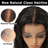 Perruque Lace Front HD 13x6 effet seconde peau, Cheveux Humains Vierges Brésiliens Ondulés, Densité 210%, Pré-épilée, Sans Colle, Fournisseur