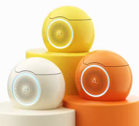Mignon Mini toilette intelligente en forme d'oeuf entièrement automatique UV intégré Siphon siège chauffage P-Trap S-Trap télécommande petite taille
