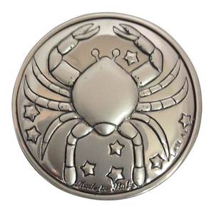 BLAZON ZODIAC CANCER Ciondolo e charm raffinati diametro 30 mm - Product Image 1