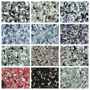Échantillon Gratuit de Flocons de Résine Époxy pour Revêtements de Sols de Garage, OEM, Fins, Durs, Couleurs Mixtes, <span class=keywords><strong>Copeaux</strong></span> de Vinyle - Product Image 1