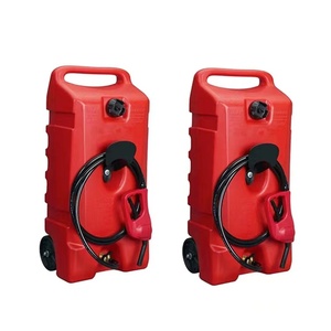 Tanque Portátil de Combustible de Plástico de 14 Galones con Ruedas y Bomba para Barcos, para Diésel, <span class=keywords><strong>Gasolina</strong></span> y Petróleo - Product Image 2
