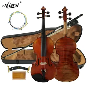 El mejor violín de pintura al óleo profesional violín alemán hecho a mano antiguo 4/4 violín