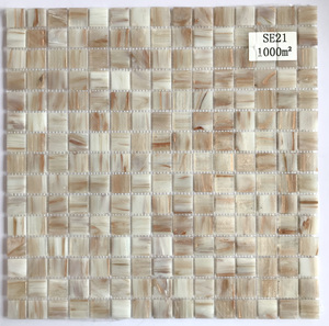 Colore bianco stampa a mano calda fusione di vetro mosaico cravatte per cucina bagno Hotel piscina progetto per parete arte mosaico di vetro - Product Image 5