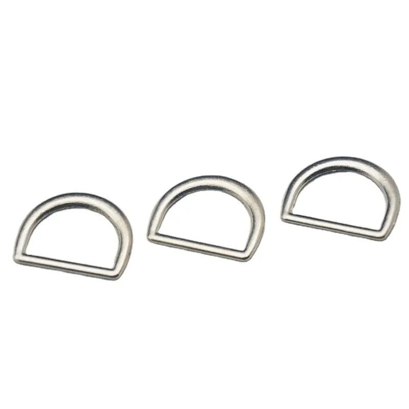 Zinc Alloy D-Ring Buckle for Handbags Clothes Webbing Backpack Strap Chain Bags Dog Collar DIY Craft Accessories