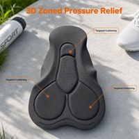 Coussinets de vélo en silicone personnalisés par les fabricants, haute densité, absorption de l'humidité, anti-transpiration et amortissement des chocs.