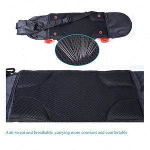Sac de voyage professionnel pour skateboard et longboard, fabriqué en usine BSCI, réglable, en polyester 600D, sac de sport à bandoulière - Product Image 3