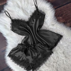 Lingerie Sexy <span class=keywords><strong>Erotica</strong></span>, Camicia da Notte per Donne, Shorts in Pizzo, Pigiama Traspirante, Intimo Sexy Maturo - Product Image 2