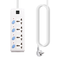 Protector de Sobretensión PDU de 6 Tomas con Cable de Extensión Largo