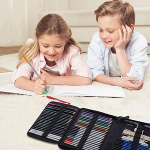 Lot de 76 ensembles de dessins kit de dessins professionnel kit de croquis complet avec <span class=keywords><strong>crayon</strong></span> de couleur aquarelle au fusain de <span class=keywords><strong>graphite</strong></span> pour artistes - Product Image 6