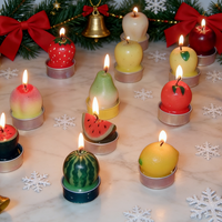 Bougie parfumée aux fruits Pomme Rouge, Huile parfumée longue durée, Faite à la main, Barres parfumées pour les fêtes de Diwali, Arôme respectueux de l'environnement