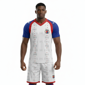 Maillot de football Haïti 2026 – Ensemble sportif décontracté de la Fédération de football d'Haïti – Kit d'entraînement de football essentiel par sublimation pour les Haïtiens - Product Image 3