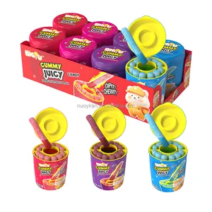 Hot selling Sweet Fun Summer Parties Chewy Sticks and Sour Gel Juicy Jam Jelly Juicy Gummy Candy