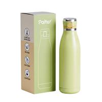 Bouteille d'eau isotherme de voyage en acier inoxydable à double paroi, écologique, avec couvercle pop-up, 17oz, 25oz, 32oz