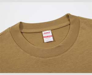 T-shirt personnalisé en gros T-shirts lourds surdimensionnés de haute qualité pour hommes 100% coton chemise à col rond - Product Image 4