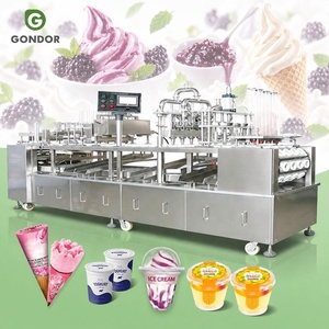 Machine de remplissage automatique de gobelets pour liquides et produits à coller (miel, yaourt, pouding, confiture) avec fonction de scellage, petite taille, pour emballage de yaourt et pudding - Product Image 1