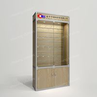 Armoire à cigarettes en métal personnalisée vitrine pour magasin de fumée avec vitrine en verre présentoirs à cigares pour bijoux et magasin de fumée