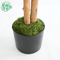 Arbre artificiel Ficus Benjamina de 160 cm, aspect réaliste, faux arbre Banyan vert, décoration intérieure, décoration de mariage