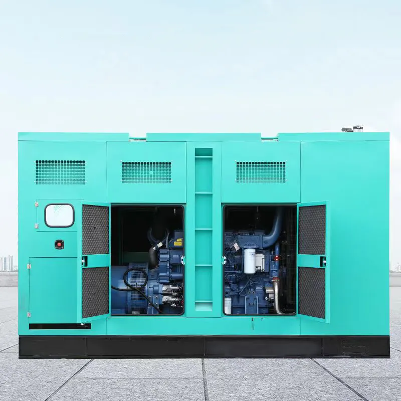 Generator Diesel tanaman daya 3 fase, Generator Diesel tanaman daya 3 fase, 200kVA 160kw, harga murah, pabrik Super Slient kustom