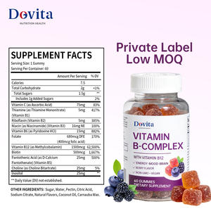 Gomitas Multivitamínicas B OEM de Fábrica Estadounidense para Adultos, Adolescentes y Recién Nacidos, 60 Unidades, Gomitas Veganas Naturales con Beneficios Energéticos - Product Image 2