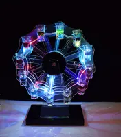LED Revolving Glass Display Stand, Shot Glass Tray