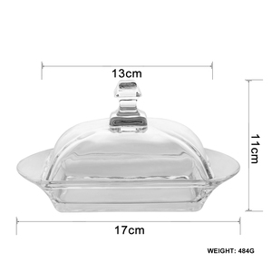 Boîte à <span class=keywords><strong>beurre</strong></span> en verre, fournitures de <span class=keywords><strong>restaurant</strong></span>, beurriers, beurriers - Product Image 4