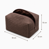 Trousse de Toilette Grande Capacité à Double Fermeture Éclair pour Voyage, Affaires et Rangement Quotidien