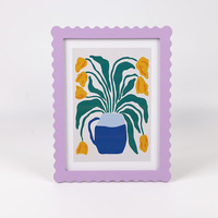 Cadre photo rectangulaire en MDF avec logo personnalisé, décoration d'intérieur, cadre photo en bois 28x38cm