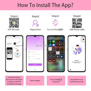 SacKnove Silicone viola rosa rosso farfalla invisibile 9 velocità vibrazione mutandine uovo succhiare <span class=keywords><strong>vibratore</strong></span> <span class=keywords><strong>con</strong></span> telecomando <span class=keywords><strong>App</strong></span> - Product Image 6