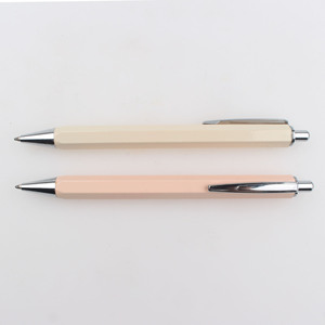 Hexagonal Click Metal Manufacturer Wholesale Office Stationery Gift Ballpoint <b>Pen</b> With Custom Logo Advertising Printed - Product Image 6