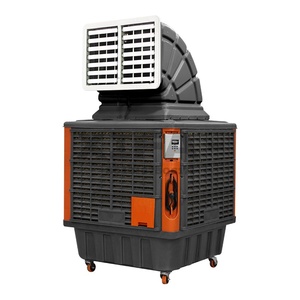 Enfriador de <span class=keywords><strong>Aire</strong></span>, <span class=keywords><strong>Aire</strong></span> <span class=keywords><strong>Acondicionado</strong></span> de 24V, Enfriador Evaporativo Portátil Fuera de la Red para Patio, Garaje, Taller, Bajas Emisiones de Carbono - Product Image 5